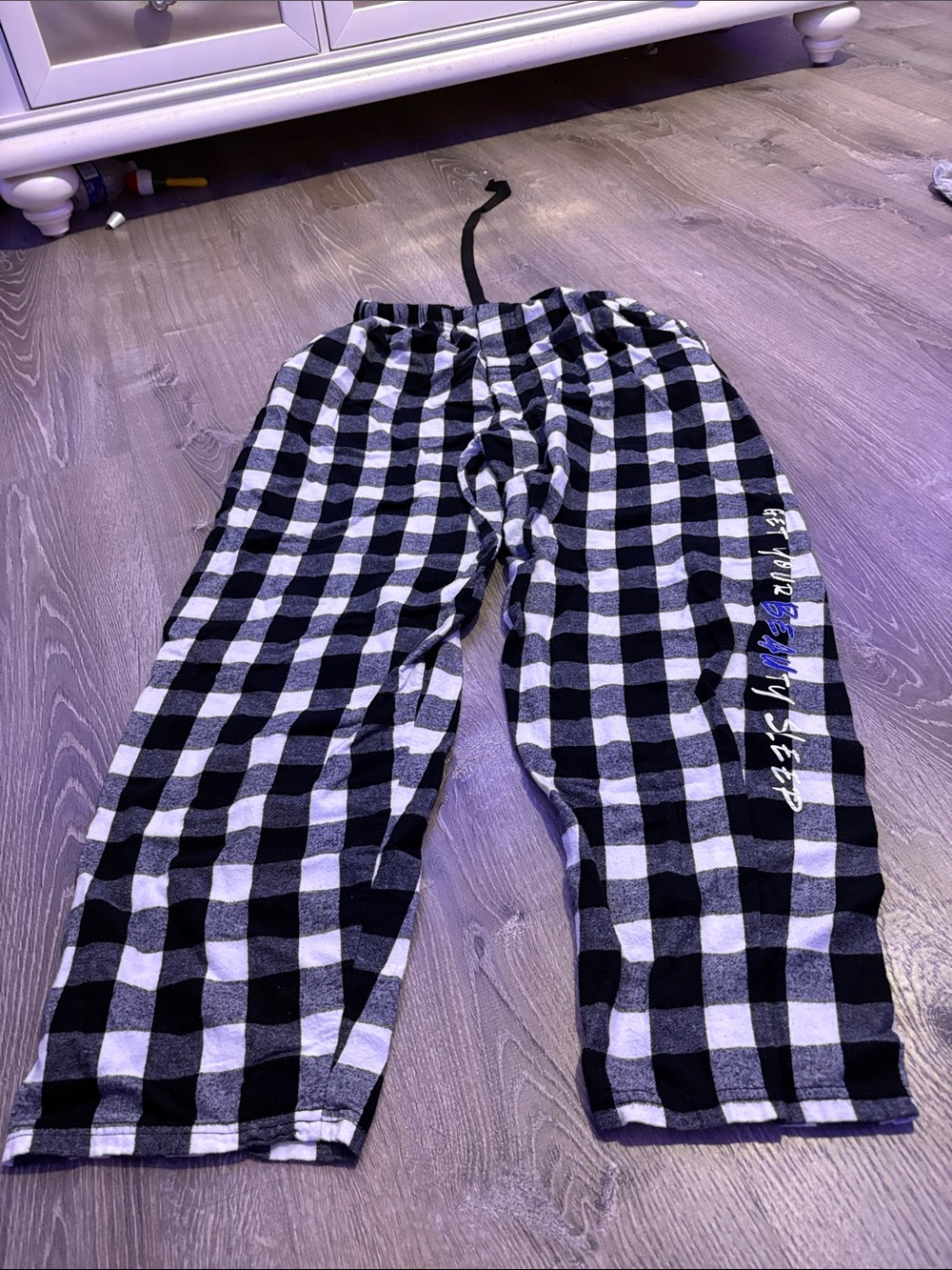 boxercraft Black & White Buffalo Check Pajama Pants